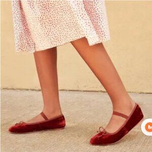 Velvet Ballet Flats - New, Never Worn